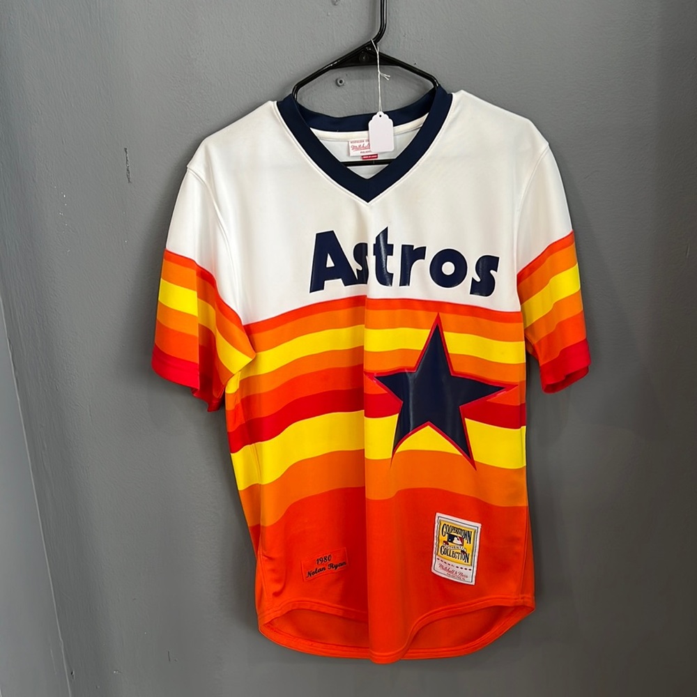 Mitchell and Ness Houston Astros Nolan Ryan Jersey Size Medium